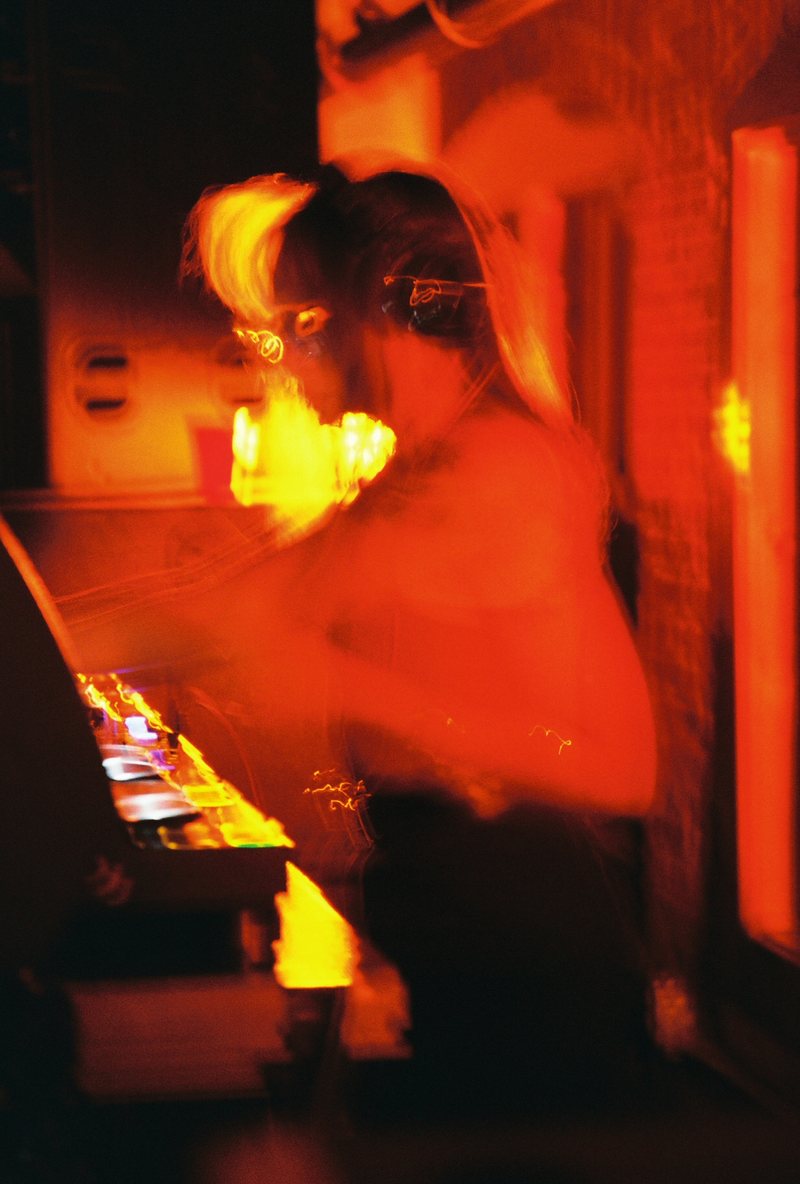 br1bytes at the decks in an orange blur