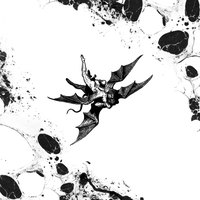 Ogitrev cover art: a winged figure falling through black ink